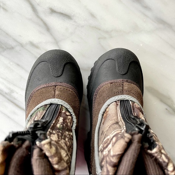 Mossy Oak•NWOT•7•Break-Up Camo + Suede Snow Boots•Waterproof•Front Zip•By Itasca - Picture 9 of 14
